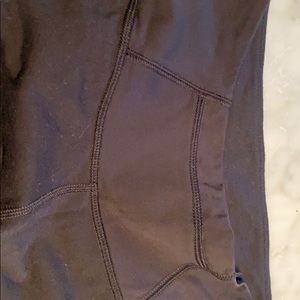 Black lululemon crops size 4